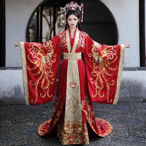 372.0US $ 7% OFF|High Quality Chinese Ancient Wedding Hanfu Bride Long ...