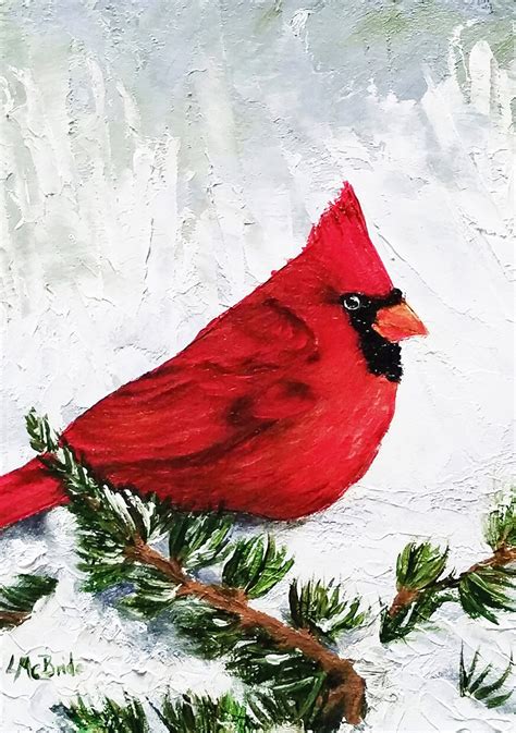 Cardinal Fine Art prints Reproduction of Original Painting | Etsy