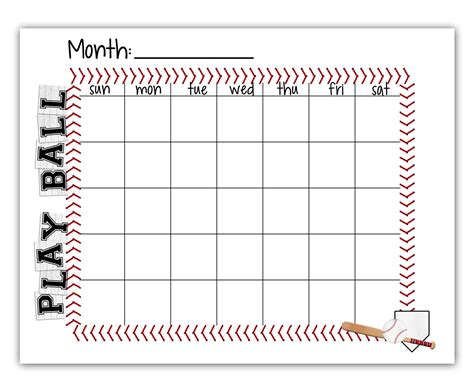 M|K Designs Blog: Ball Schedule - FREE printable