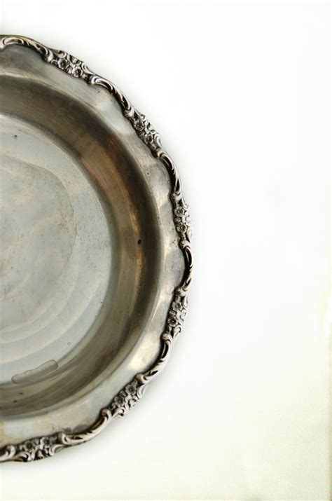 Silver round platter by dvintag on Etsy, | Silver rounds, Silver, Etsy