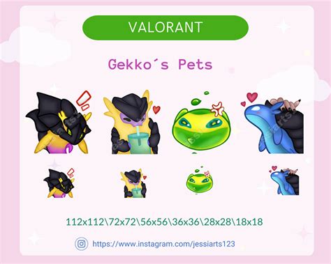 Valorant Gekko Pets Emotes Pack - Jessica 's Ko-fi Shop - Ko-fi ️ Where creators get support ...