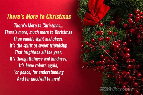 Christmas Poems For Parents From Kids