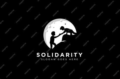 Premium Vector | Solidarity theme logo