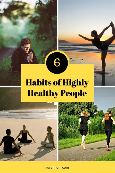 6 Habits of Highly Healthy People Rural Mom