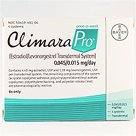 CLIMARA PRO (Levonorgestrel,Estradiol) dosage, indication, interactions ...