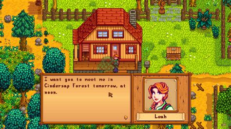 How to Unlock the Leah 14 Heart Event in Stardew Valley - Hold to Reset