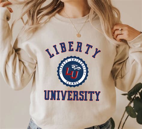 Liberty University Sweatshirt, Liberty University Crewneck, Liberty ...