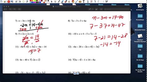 Multi step Equations - YouTube