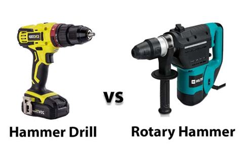 Hammer Drill Vs Rotary Hammer – Differences Explained – Available Machinery