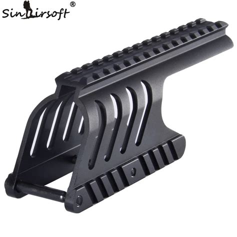 SINAIRSOFT Tactical 20mm Double Rail Mount System Fit For Remington 870 RM870 musket 12 Ga Wear ...