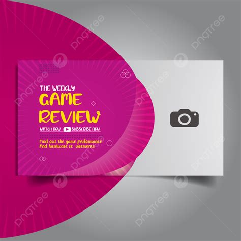 Game Review Youtube Thumbnail Template Download on Pngtree