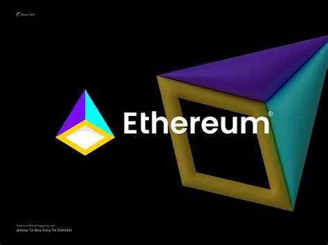 Ethereum, logo, logo design, brand identity by Fieon Art on Dribbble