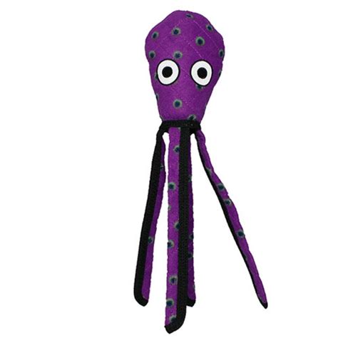 Tuffy Ocean Creatures Dog Toy - Purple Squid | BaxterBoo