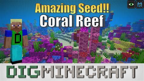 Explore this amazing Coral Reef seed in #Minecraft Aquatic Update (Java ...