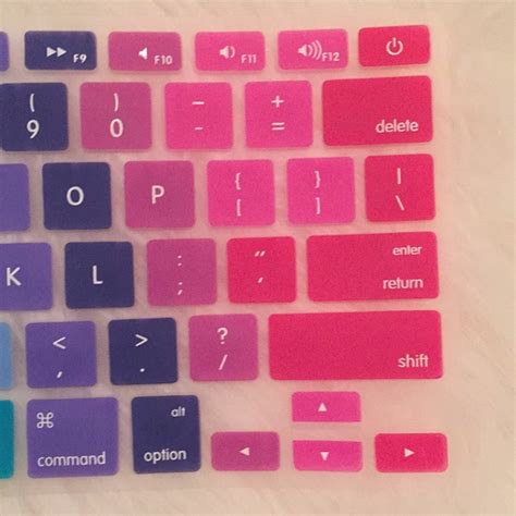 Accessories | Rainbow Keyboard Cover Colorful Mac Macbook Laptop | Poshmark