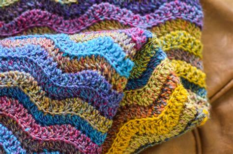 Rolling Hills Throw Blanket Crochet Pattern Striped Crochet - Etsy Canada in 2022 | Crochet ...