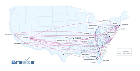 Major expansion: Breeze adds 35 routes, 10 new cities