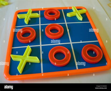 X and O board game Stock Photo - Alamy