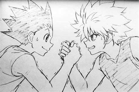 angry: 25+ Gon Angry Killua Drawing Pictures