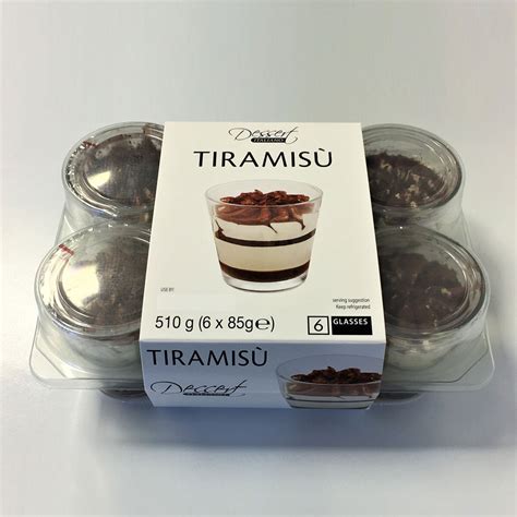 Dessert Italiano Tiramisu, 6 x 85g |Costco UK | Costco UK