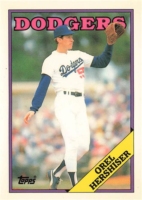 1988 Topps - Collector's Edition (Tiffany) #40 Orel Hershiser | Trading Card Database