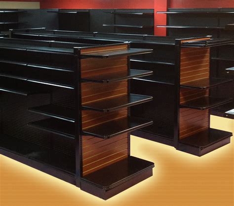 Black Gondola Shelving - Now In Stock - M. Fried Store Fixtures | The ...