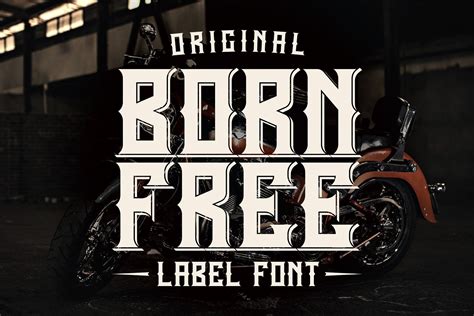 Born Free Typeface | Vintage fonts, Free typeface, Typeface