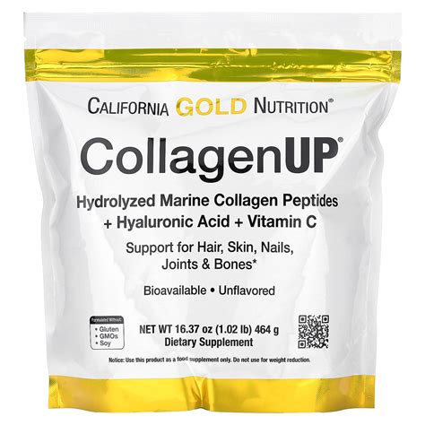 Collagen Peptides Powder with Hyaluronic Acid, Support for Healthy Hair, Skin, Nails, Joints and ...