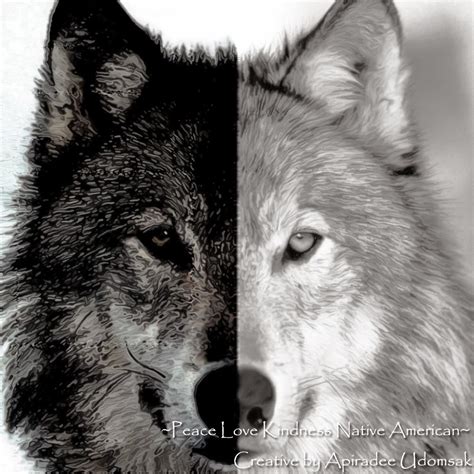 Peace Love Kindness Poems: A Tale of Two Wolves