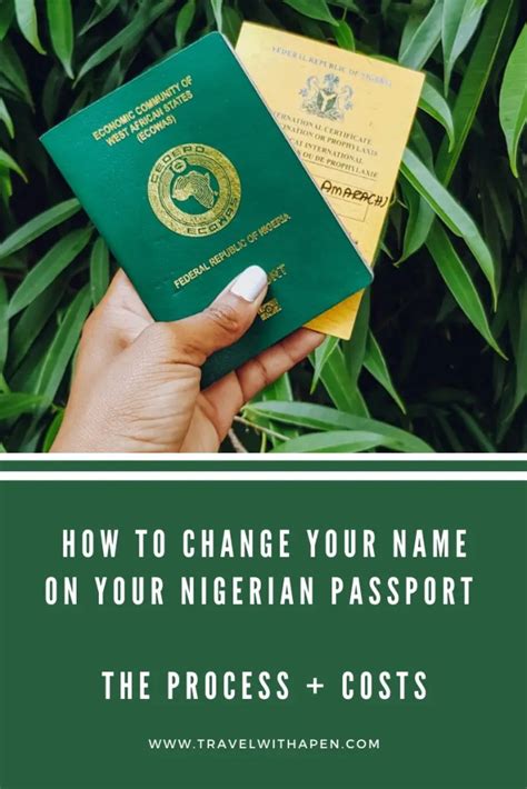 Nigerian Passport Renewal and Change of Name 2021