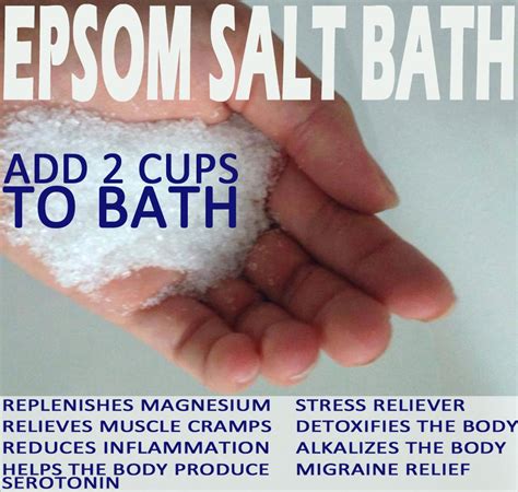 For Natural Detox Have An Epsom Salt Bath Today!