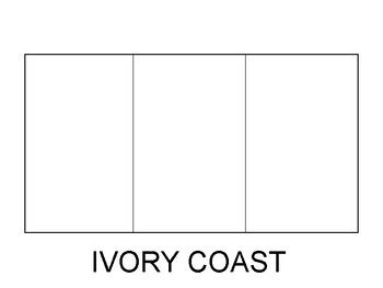 Ivory Coast Flag Printable , Ivory Coast Flag Coloring Sheet | TPT