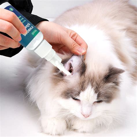 PetStern Ear Wipes Cat Ear Mite Drops Dog Ear Cleaner Cleaning Ears for Dogs Cats Rabbits and ...