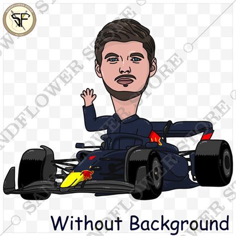 Max Verstappen F1 Caricature Instant Download Digital File - Etsy Israel