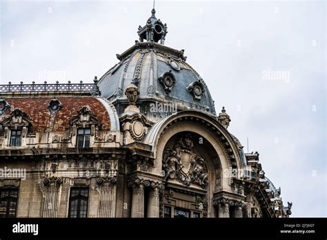 Historic building architecture in Bucharest, Romania, 2022 Stock Photo ...