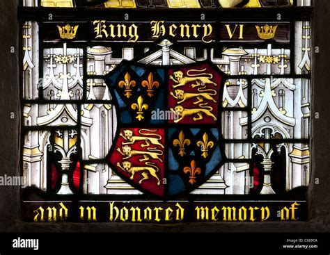 King Henry VI coat of arms, St. John the Baptist Church, Thorpe ...