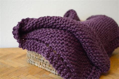 Baby Blanket // Chunky Knit Blanket // Hand Knitted Baby