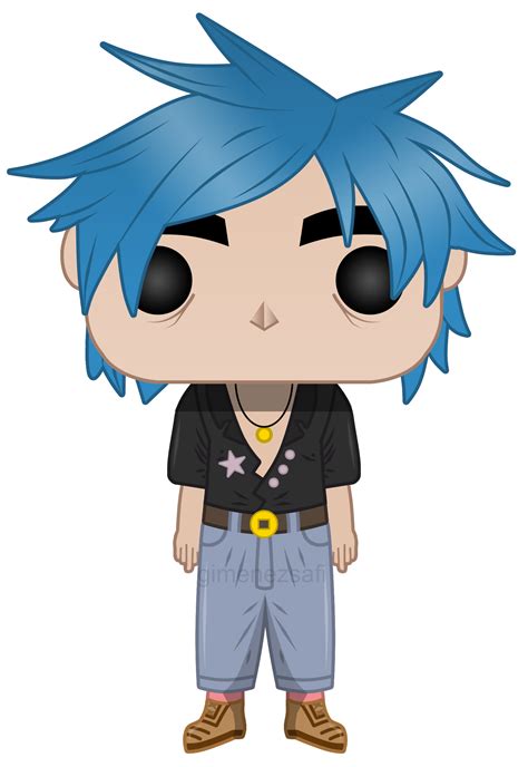 2D from Gorillaz Funko Pop! by GimenezSafi on DeviantArt