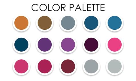 Premium Vector | Large color palette for design. Vector illustration