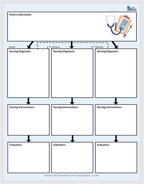 Nursing Concept Map Template Word | FREE DOWNLOAD | Concept map ...