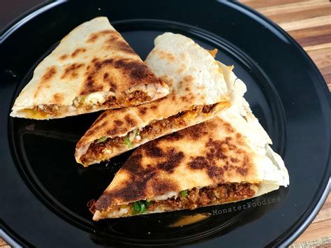 Chorizo and Cheese Quesadillas - Monster Foodies