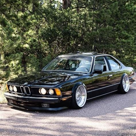 BMW E24 6 series black slammed | Bmw e24, Bmw, Bmw car