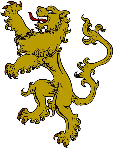 The symbol of a lion is very common in heraldry and is used most often on family crests. The ...