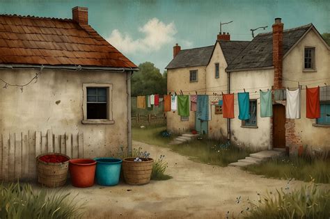 Whimsical Urban Laundry Free Stock Photo - Public Domain Pictures