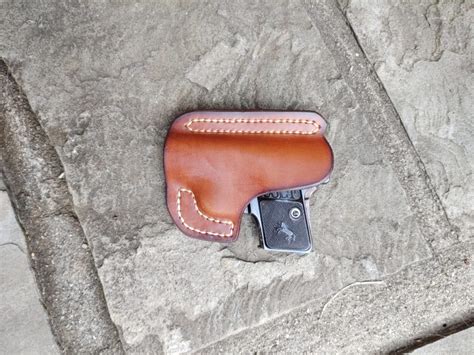 Colt Vest Pocket 25 acp leather holster - Jackson LeatherWork, LLC