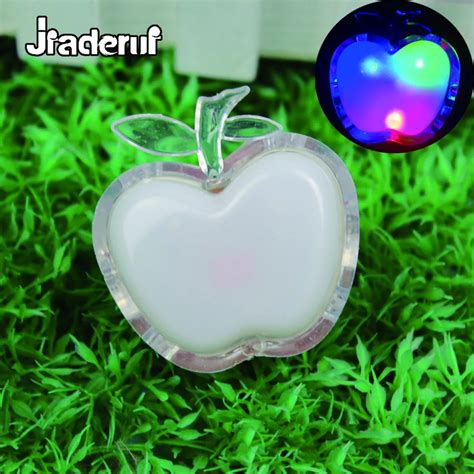 Jiaderui LED 220v Apple Night Light Bedside Lamp Energy saving Colorful RGB Wall Lamp Apple US ...