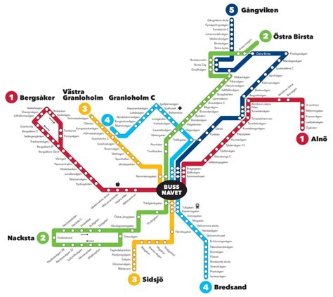 Transit Maps: Official Map – Bus Map of Sundsvall, Sweden, 2016