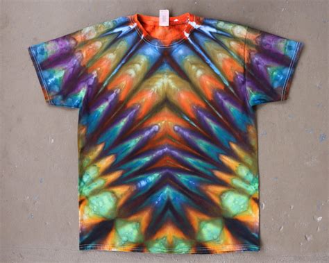 Tie Dye Shirt | Large, Psychedelic Clothing, Trippy Shirt, 60s hippie, Festival Fashion ...