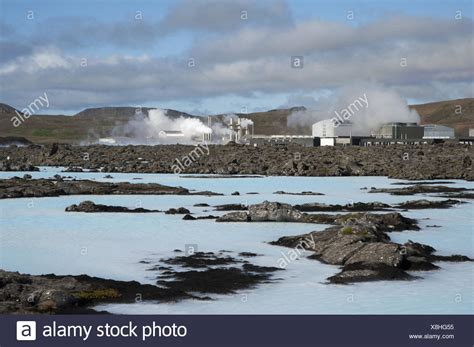 Blue Lagoon Geothermal Power Plant High Resolution Stock Photography ...