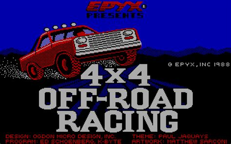 GAMES:4x4 Off-Road Racing - DOSBoxWiki